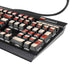 Neutral Stripes K95 RGB PLATINUM Mechanical Gaming Keyboard Skin