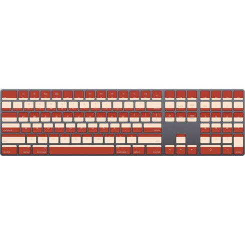 Neutral Stripes Magic Keyboard with Numeric Keypad Skin