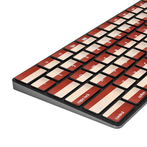 Neutral Stripes Magic Keyboard with Numeric Keypad Skin