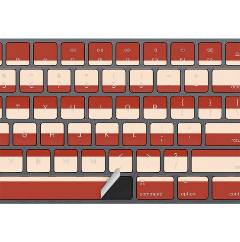Neutral Stripes Magic Keyboard with Numeric Keypad Skin