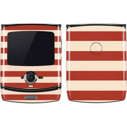 Neutral Stripes Motorola RAZR Skin