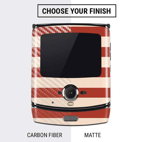 Neutral Stripes Motorola RAZR Skin