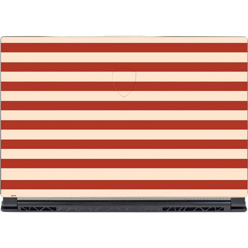 Neutral Stripes MSI GS65 Stealth Laptop Skin