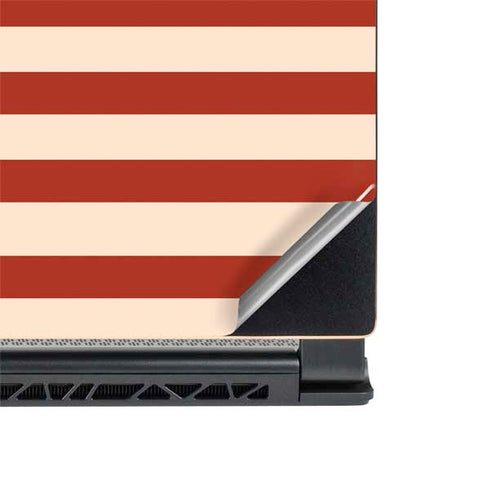 Neutral Stripes MSI GS65 Stealth Laptop Skin