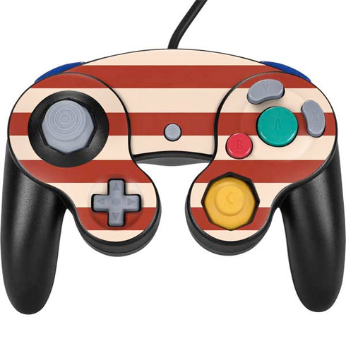 Neutral Stripes Nintendo GameCube Controller Skin