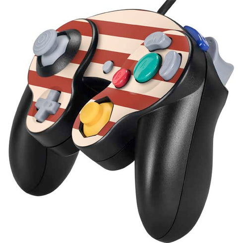 Neutral Stripes Nintendo GameCube Controller Skin