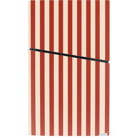 Neutral Stripes PS5 Slim Digital Edition Console Skin
