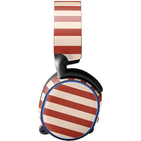 Neutral Stripes SteelSeries Arctis 3 Skin