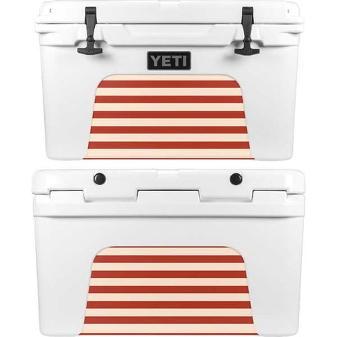 Neutral Stripes YETI Tundra 45 Hard Cooler Skin