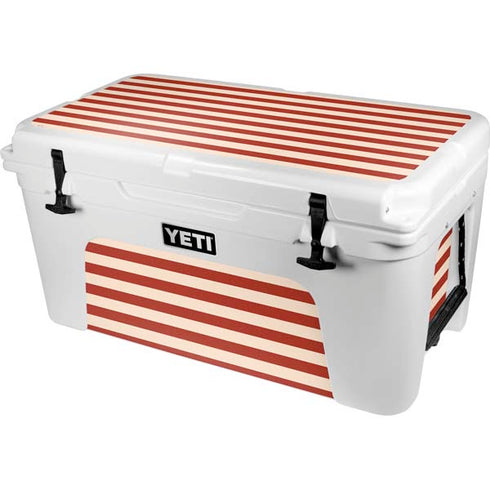 Neutral Stripes YETI Tundra 65 Hard Cooler Skin
