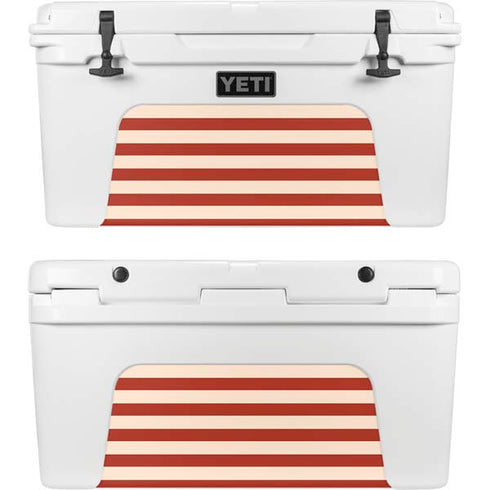 Neutral Stripes YETI Tundra 65 Hard Cooler Skin