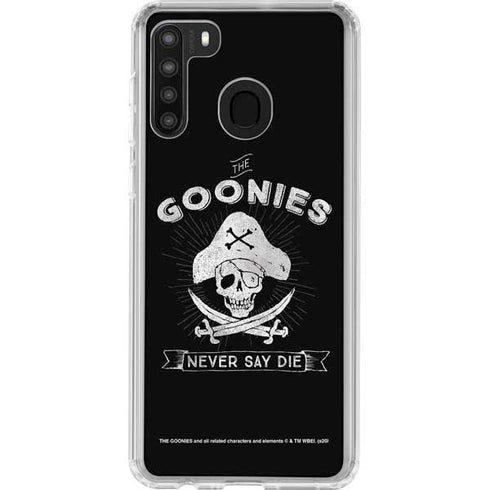 Warner Bros The Goonies (1985) Never Say Die Galaxy A21 Clear Case