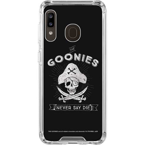 Warner Bros The Goonies (1985) Never Say Die Galaxy A30 Clear Case