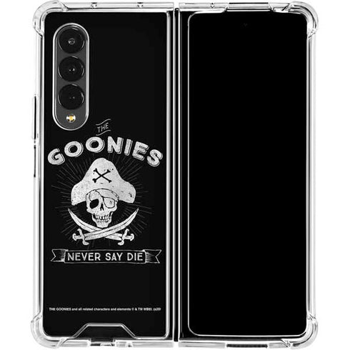 Warner Bros The Goonies (1985) Never Say Die Galaxy Z Fold4 5G Clear Case
