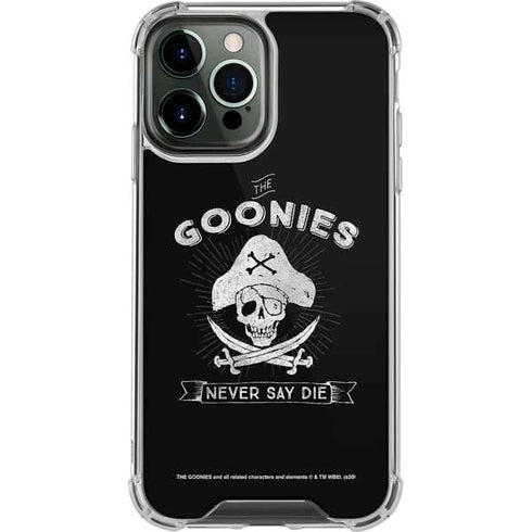 Warner Bros The Goonies (1985) Never Say Die iPhone 13 Pro Max Clear Case