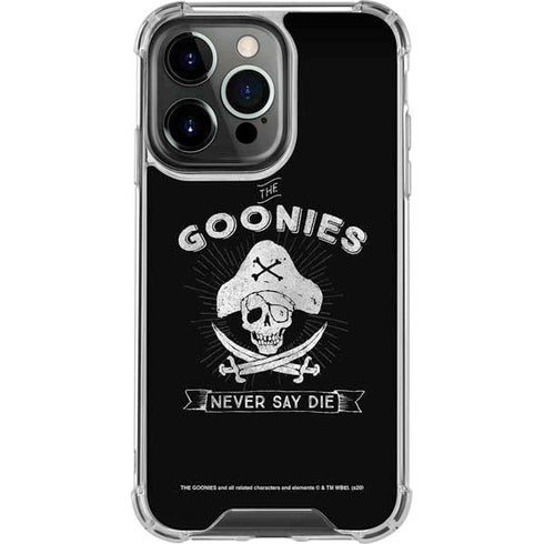 Warner Bros The Goonies (1985) Never Say Die iPhone 14 Pro Clear Case