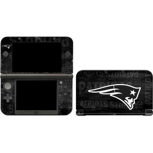 NFL New England Patriots Black & White 3DS XL 2015 Skin