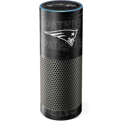 NFL New England Patriots Black & White Amazon Echo Skin