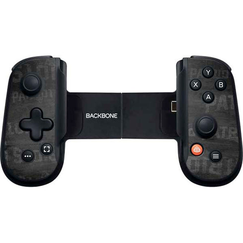 NFL New England Patriots Black & White Backbone One for iPhone Game Controller Skin