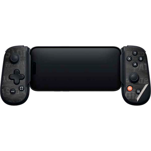 NFL New England Patriots Black & White Backbone One for iPhone Game Controller Skin