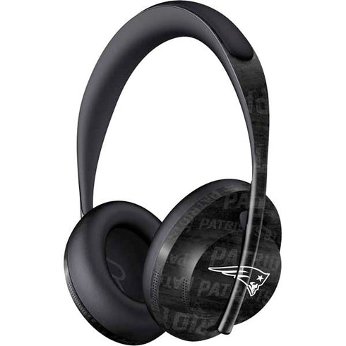 NFL New England Patriots Black & White Bose Noise Cancelling Headphones 700 Skin