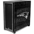 NFL New England Patriots Black & White Corsair 4000D Tempered Glass Mid-Tower ATX Case Skin