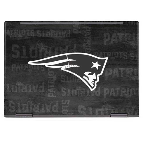 NFL New England Patriots Black & White HP Envy Skin
