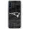 NFL New England Patriots Black & White Galaxy A10e Clear Case