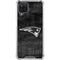 NFL New England Patriots Black & White Galaxy A12 Clear Case