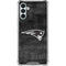 NFL New England Patriots Black & White Galaxy A13 5G Clear Case