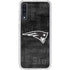 NFL New England Patriots Black & White Galaxy A50 Clear Case