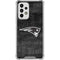 NFL New England Patriots Black & White Galaxy A53 5G Clear Case