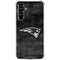 NFL New England Patriots Black & White Galaxy A54 5G Clear Case