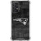 NFL New England Patriots Black & White Galaxy A72 5G Clear Case