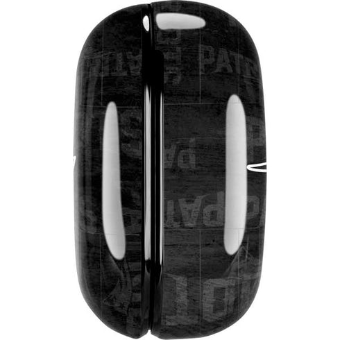 NFL New England Patriots Black & White Galaxy Buds Pro Skin
