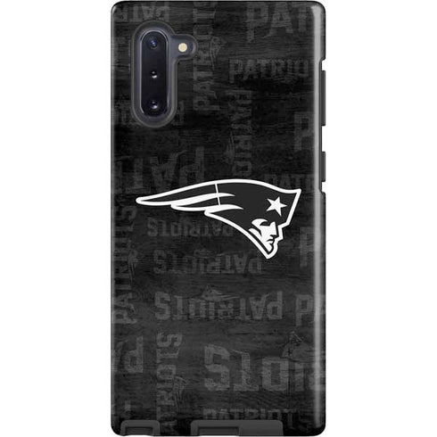 NFL New England Patriots Black & White Galaxy Note 10 Pro Case