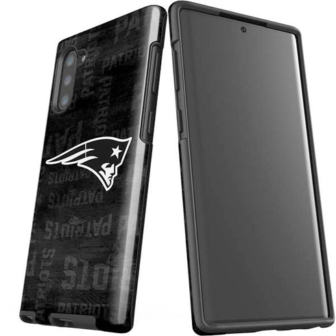 NFL New England Patriots Black & White Galaxy Note 10 Pro Case