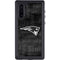 NFL New England Patriots Black & White Galaxy Note 10 Waterproof Case