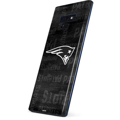 NFL New England Patriots Black & White Galaxy Note 9 Skin
