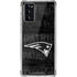 NFL New England Patriots Black & White Galaxy Note20 5G Clear Case