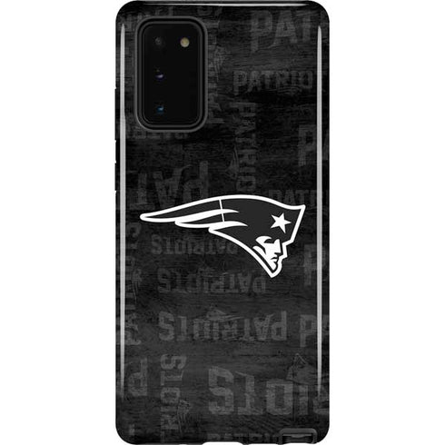 NFL New England Patriots Black & White Galaxy Note20 5G Pro Case
