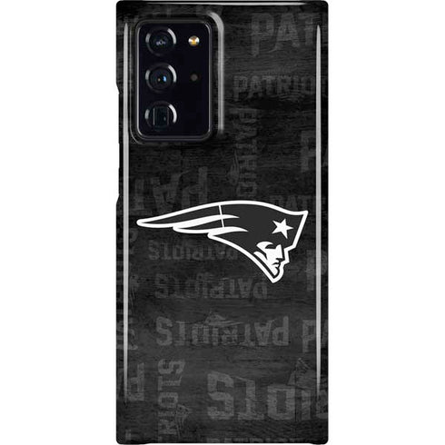 NFL New England Patriots Black & White Galaxy Note20 Ultra 5G Lite Case