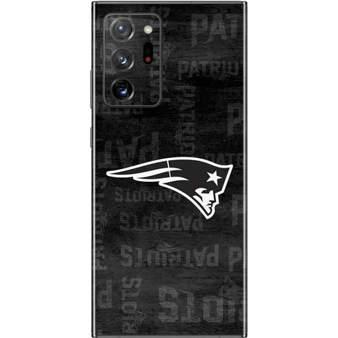 NFL New England Patriots Black & White Galaxy Note20 Ultra 5G Skin
