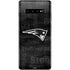 NFL New England Patriots Black & White Galaxy S10 Plus Skin