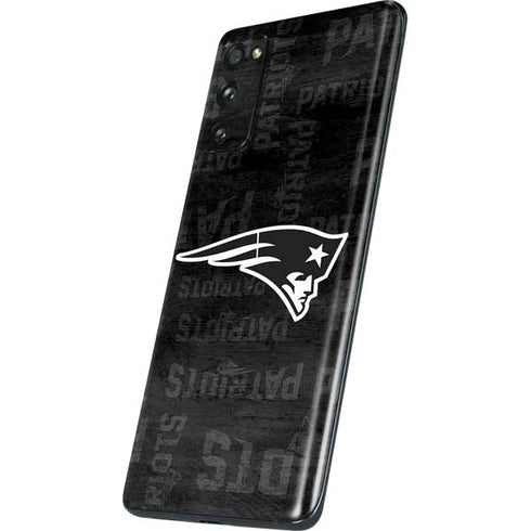 NFL New England Patriots Black & White Galaxy S20 Fan Edition Skin
