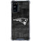 NFL New England Patriots Black & White Galaxy S20 FE Clear Case