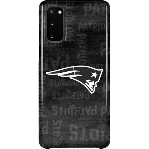 NFL New England Patriots Black & White Galaxy S20 Lite Case