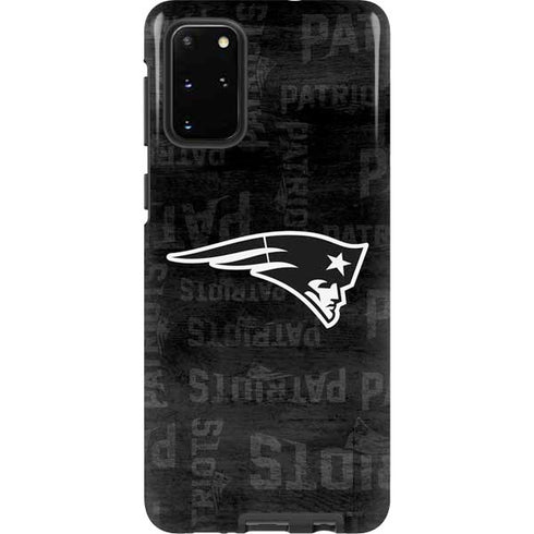 NFL New England Patriots Black & White Galaxy S20 Plus Pro Case