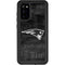 NFL New England Patriots Black & White Galaxy S20 Waterproof Case