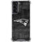 NFL New England Patriots Black & White Galaxy S21 5G Clear Case